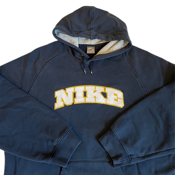 Vintage Navy Nike Hoodie - Picture 2 of 5